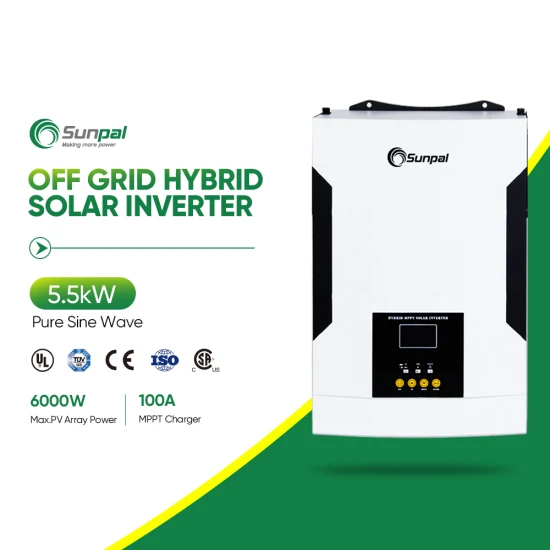 Sunpal 12 В 24 В 48 В однофазный инвертирующий 3,5 кВт 5 кВт 5,5 кВт Sunon PRO с отключенной сеткой гибридный солнечный инвертор работает без батареи
